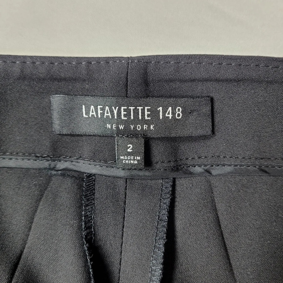 Lafayette 148 New York Irving Virgin Wool Pant sz 2 - Picture 6 of 12